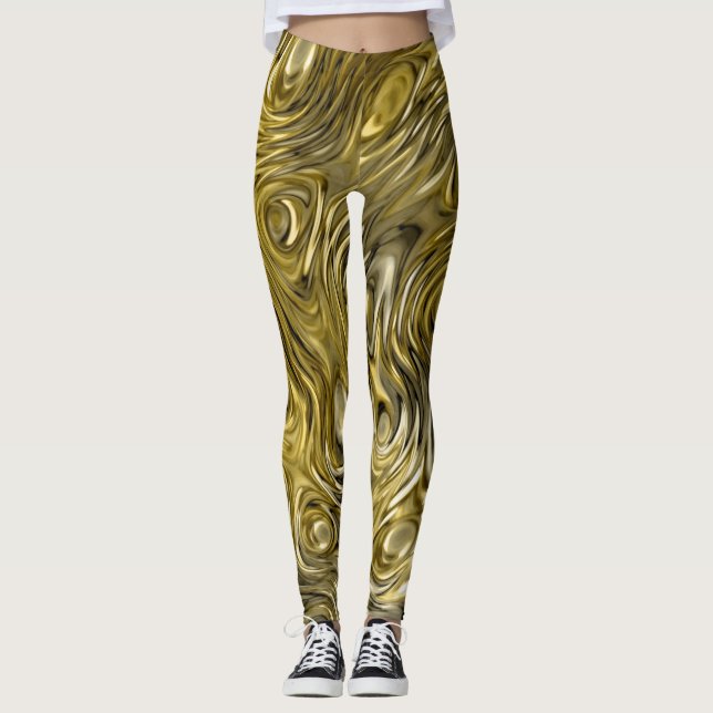 Leggings Láminas de papel "dorado" (Anverso)
