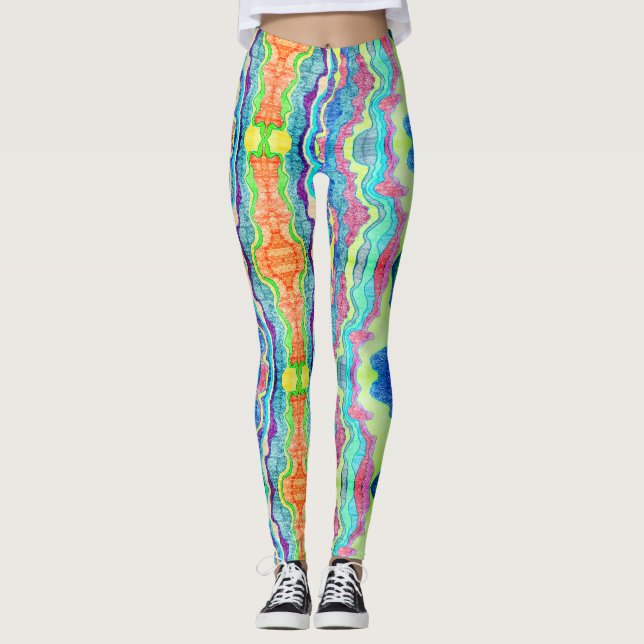 Leggings Lámpara de la lava (Anverso)