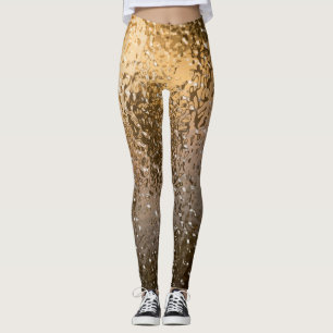 Leggings Lámparas Abstractas de Oro