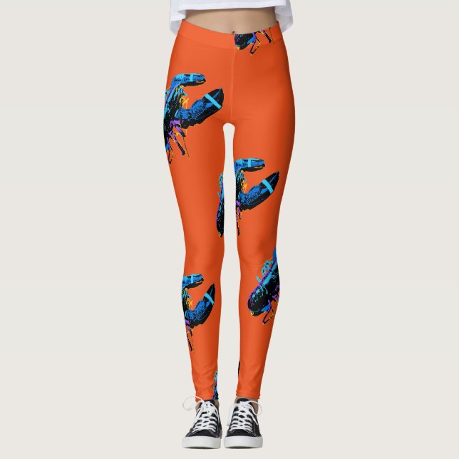 Leggings Langosta azul de Maine (Anverso)