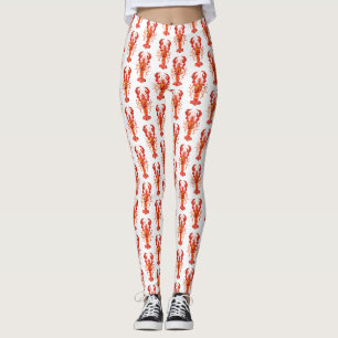 Leggings Langosta poligonal roja