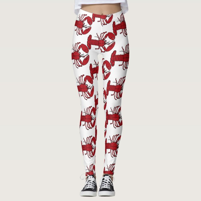 Leggings Langosta roja Thunder_Cove de Maine (Anverso)