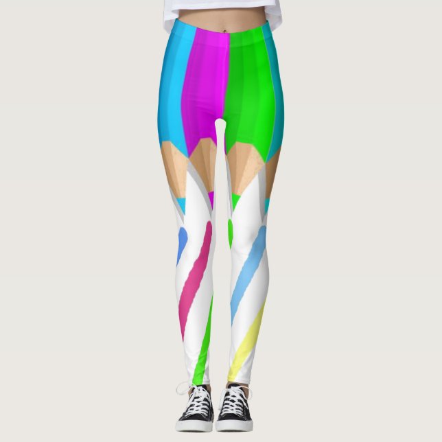 Leggings Lápices de Colores (Anverso)