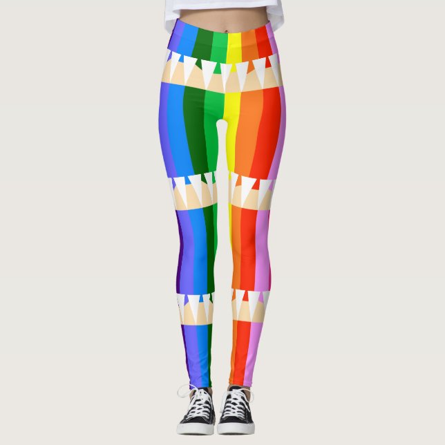 Leggings Lápices de Colores (Anverso)