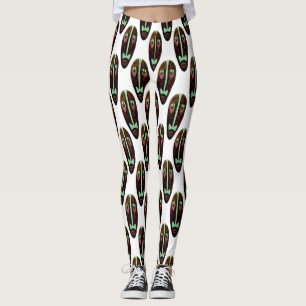 Leggings Larga máscara tiki Thunder_Cove