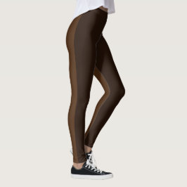 Leggings Largo completo tone marrón de la extensión ultradu