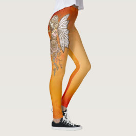 Leggings Las alas doradas y los sueños florecientes, el had