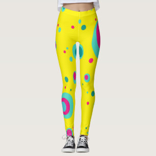 Leggings Las burbujas de verano coloridas marcan el patrón
