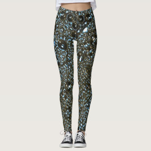 Leggings Las burbujas grandes mojaron las piernas