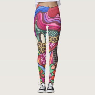 Leggings Las casas coloridas