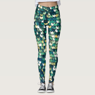 Leggings Las divertidas secuencias verdes
