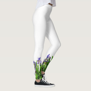 LEGGINGS LAS ELEGANTES LECTURAS DE FLORES IRIS