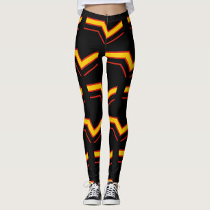 Leggings Las flechas de la bandera del orgullo de goma de S