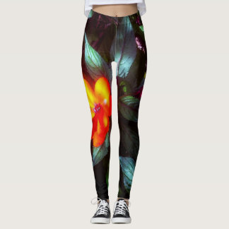 Leggings Las flores brillan con la luz del sol