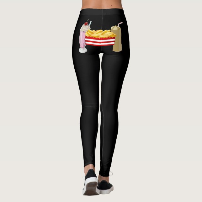 Leggings Las Fries Van Con Esa Sacudida De Piernas (Reverso)