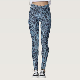 Leggings Las leggmbres azul paisley son halagadoras y diver