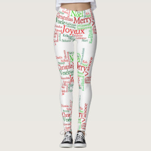 Leggings Las legiones de las mujeres navideñas