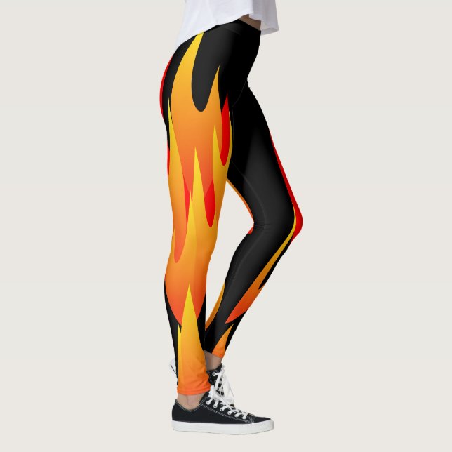 Leggings Las llamas de los arrecifes calientes (Derecha)