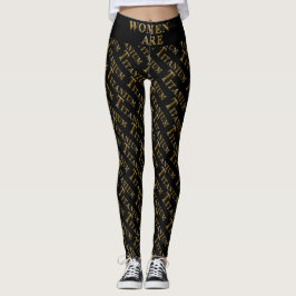 LEGGINGS LAS MUJERES SON TITANIO