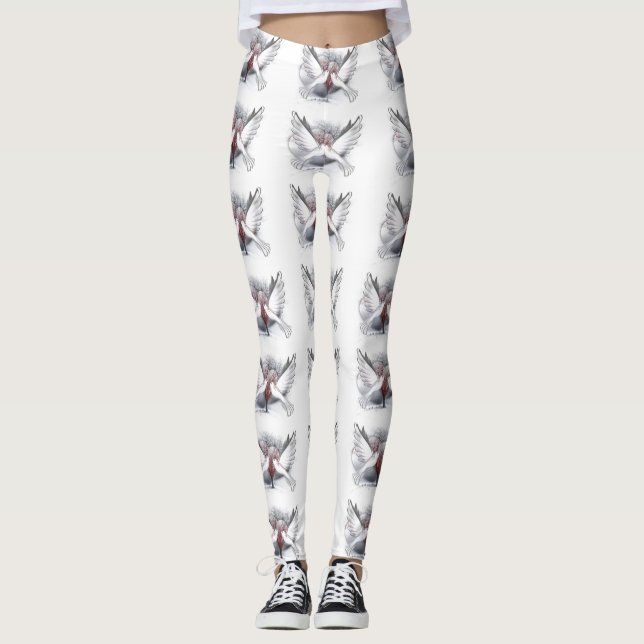 Leggings Las palomas enamoradas (Anverso)