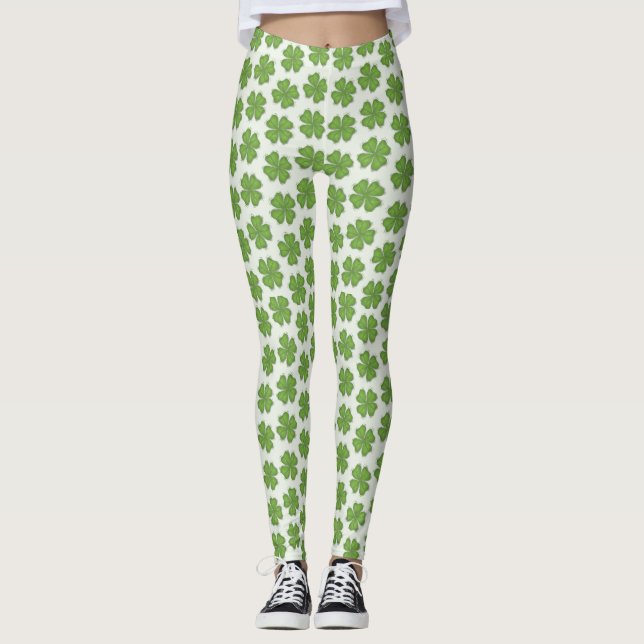 Leggings Las piernas de Clover St. Patrick (Anverso)