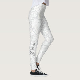 Leggings las piernas de la novia