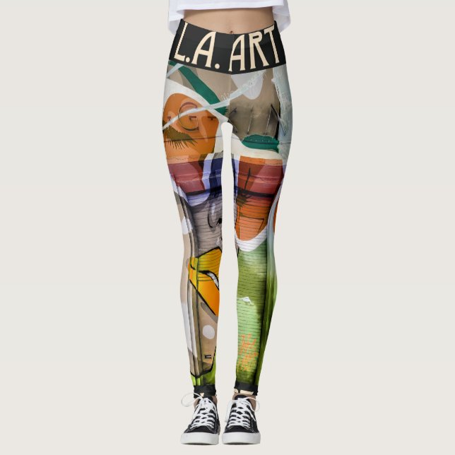 Leggings Las piernas de las mujeres de LA Art2 (Anverso)