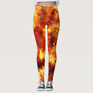Leggings Las piernas de las mujeres  Incendio De Eco Fitnes