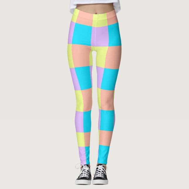 Leggings Las piernas de las mujeres pasteles (Anverso)