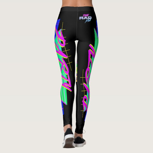 Leggings Las piernas del centro comercial "FIESTA Time 80" (Reverso)