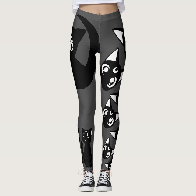 Leggings Las piernas del gato Luna de Sailor (Anverso)