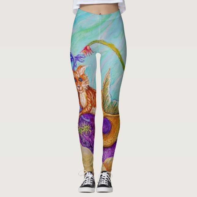 Leggings Las piernas del gato Mer (Anverso)