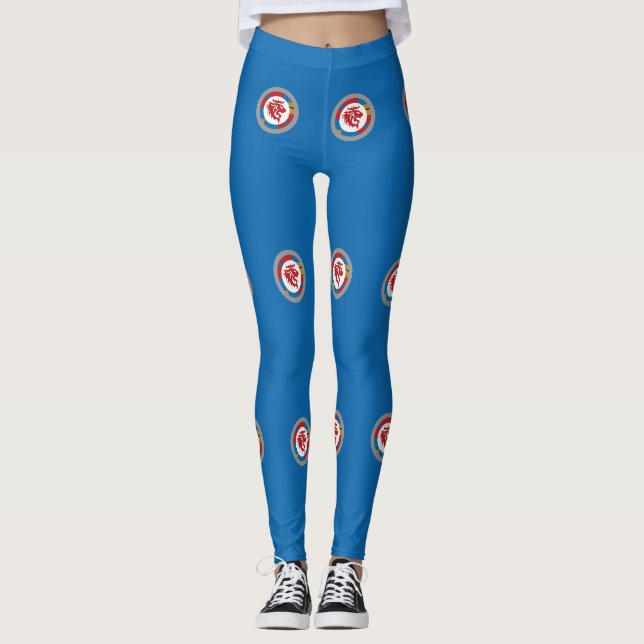 Leggings Las piernas del León Rojo (Anverso)
