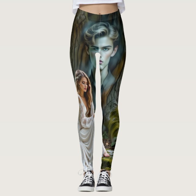 Leggings Las piernas largas y silenciosas del amor (Anverso)