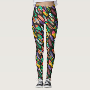 Leggings Las plumas coloridas