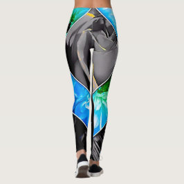 Leggings Las polainas "Bots" Rockinroll de las mujeres de