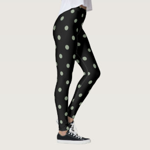 Leggings Las polainas clásicas del lunar -