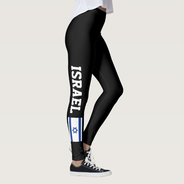 Leggings Las polainas de la bandera de Israel para la (Derecha)