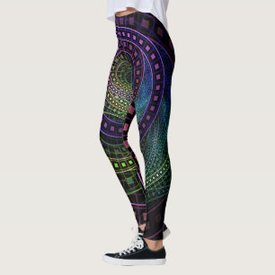Leggings Las polainas de las mujeres con el arco iris del