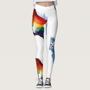 Leggings Las polainas de las mujeres de encargo del arco