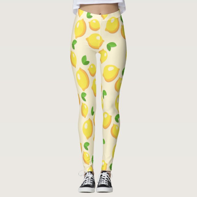 Leggings Las polainas de las mujeres de la impresión del (Anverso)