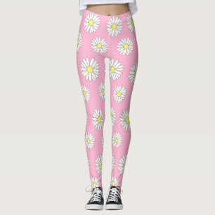 Leggings Las polainas de las mujeres de las margaritas