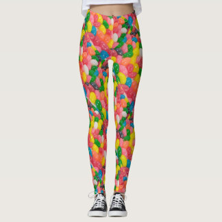 Leggings Las polainas de las mujeres de Pascua del caramelo
