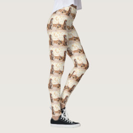 Leggings Las polainas de las mujeres del "cacahuete"