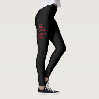 Leggings Las polainas de las mujeres del "EJÉRCITO