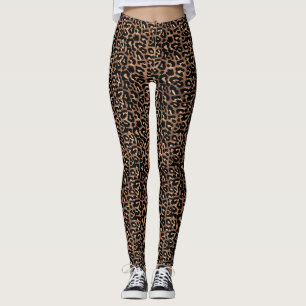 Leggings Las polainas de las mujeres del estampado leopardo