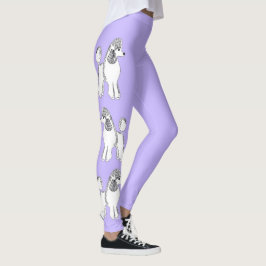 Leggings Las polainas de los caniches de las mujeres