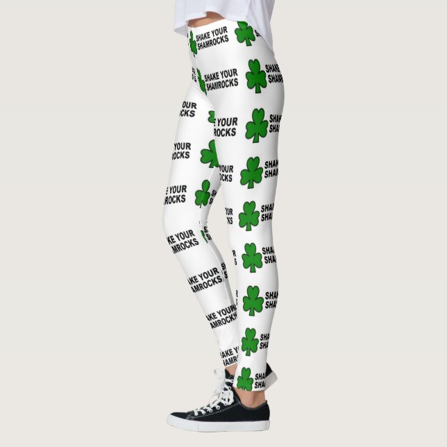 Leggings Las polainas del día del St Patricks sacuden sus (Izquierda)