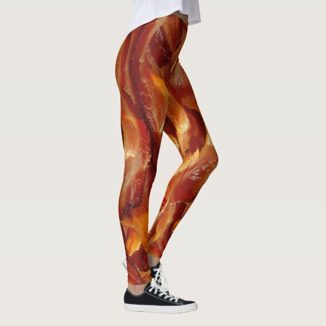 Leggings ¡Las polainas del tocino le harán hambriento-para (Derecha)