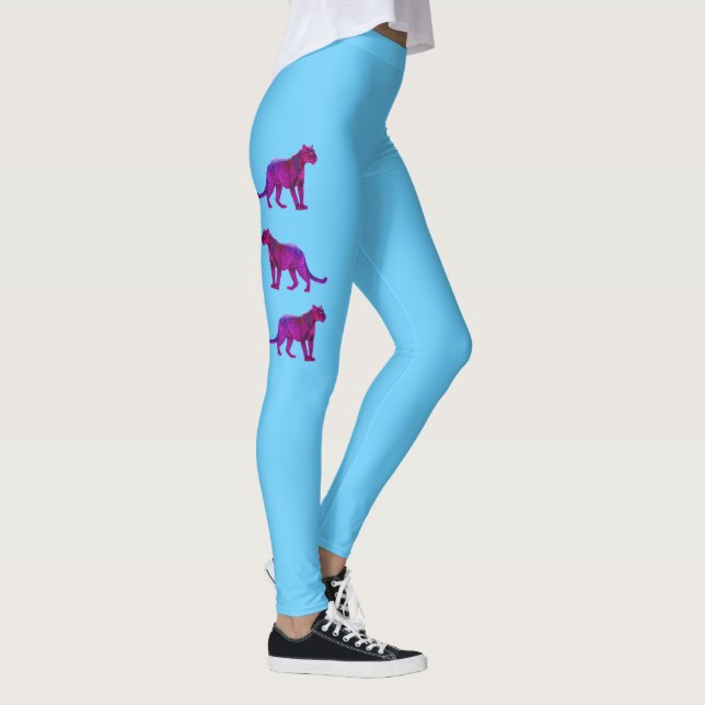 Leggings Las verdaderas panteras magenta (Derecha)